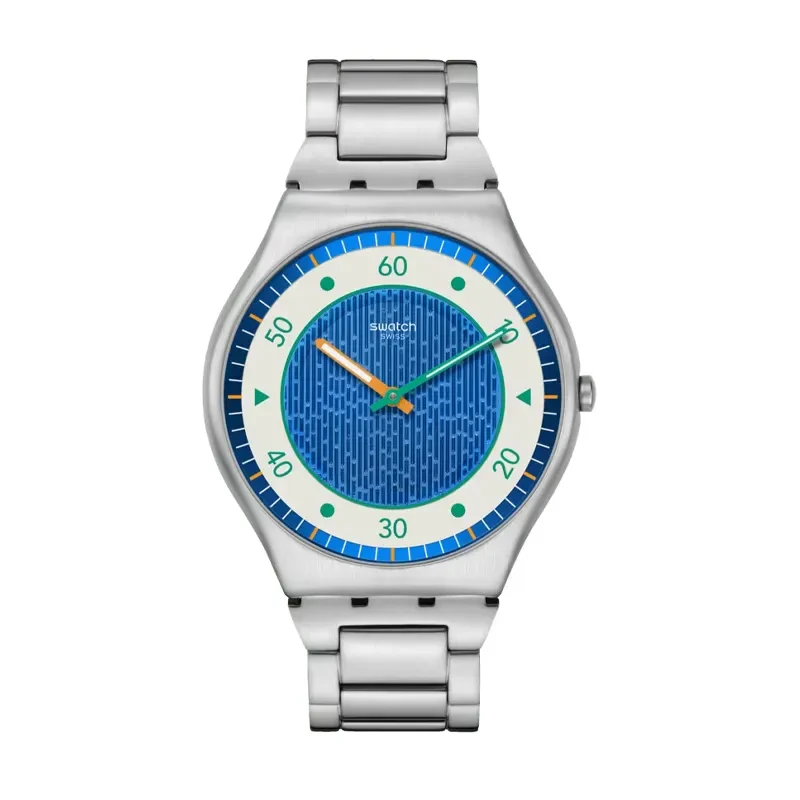 Swatch Power of Nature “Splash Dance” Blue Dial Men’s Watch- SS07S143G